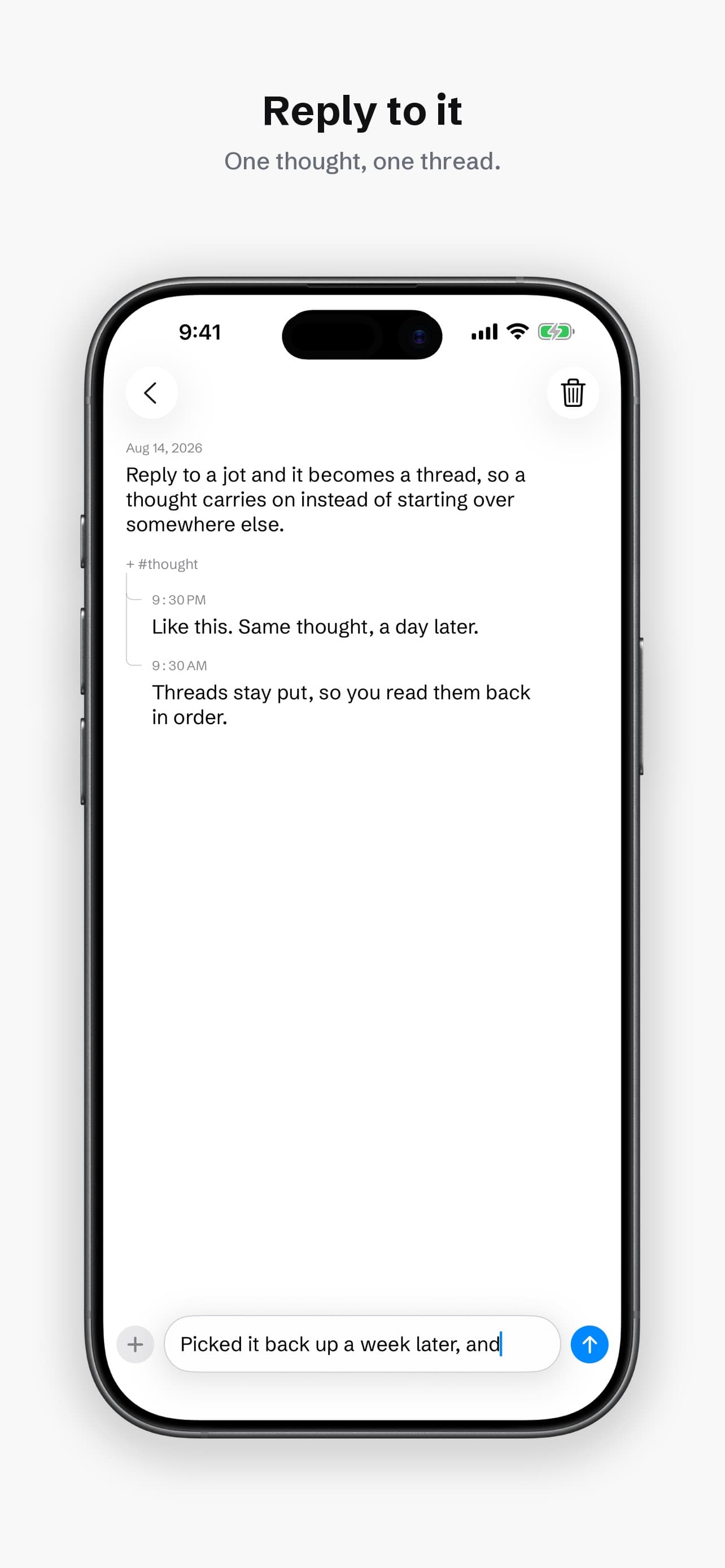 Jottr screenshot 4