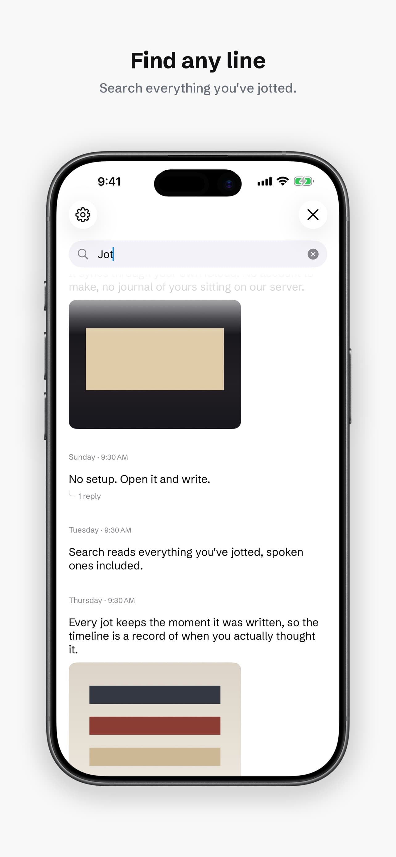 Jottr screenshot 6