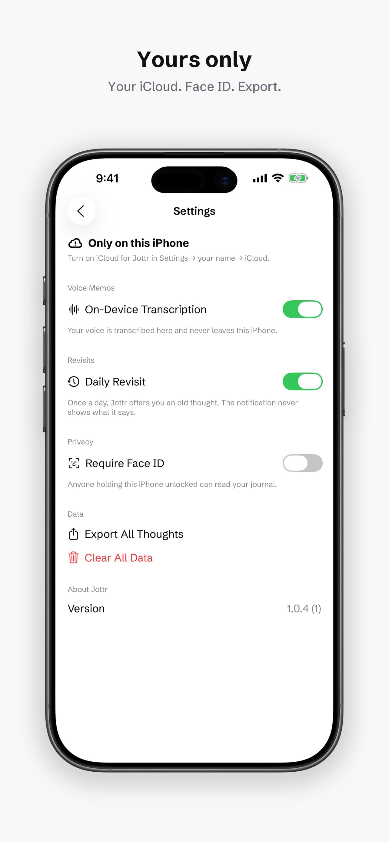 Jottr screenshot 7